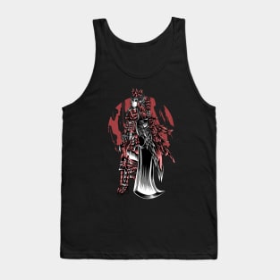 Artwork Illustration Of Demon Hunter With Big Sword Tank Top